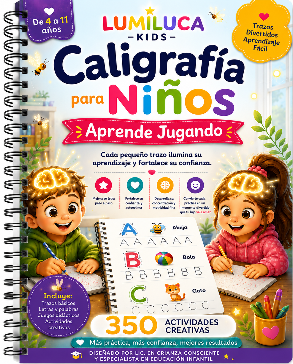 Kit Completo Caligrafía para Niños - ¡Aprende Jugando!
