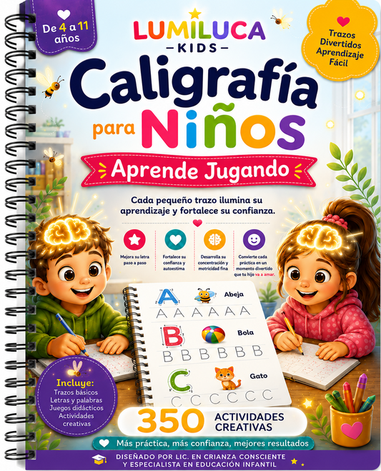 Kit Completo Caligrafía para Niños - ¡Aprende Jugando!